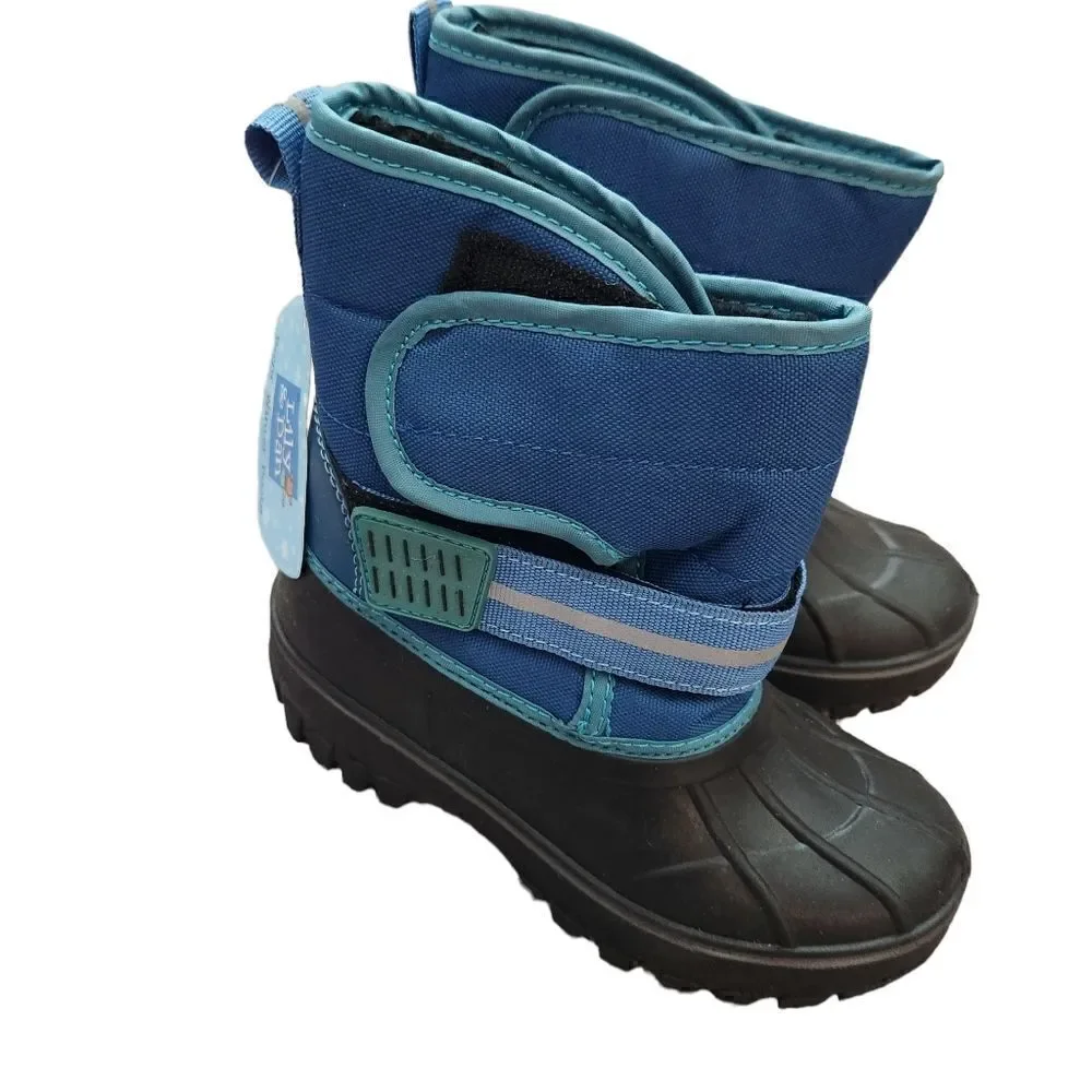 Lily & Dan Boy's Winter Boots Size 11/12 New Blue